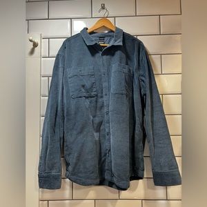 Mens PrAna Ridgecrest Corduroy Long Sleeve Button Down Shirt